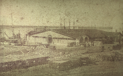 MUELLE, PUERTO Y ADUANA DE ASUNCIÓN (COLECCIÓN DE JAVIER YUBI)